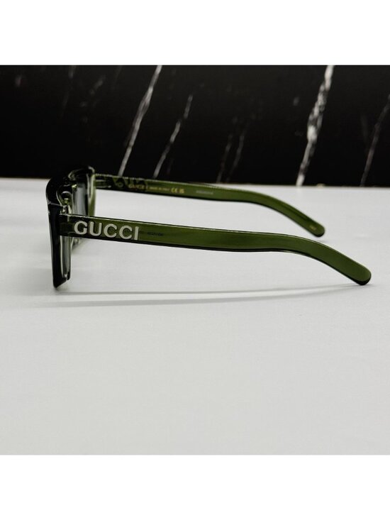 New Gucci GG1723S 004 Green Gray Unisex Sunglasses main image 8